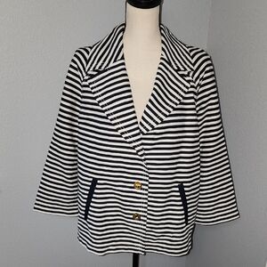 Nwot Tommy Hilfiger Nautical Striped Women's Blazer